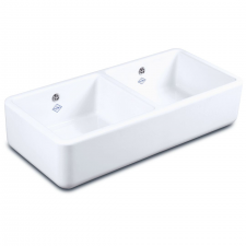Shaws Double Bowl 800 White & 3.